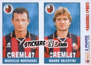 Sticker Montanari / Valentini - Calcio 1997-1998 n. 476 - Merlin