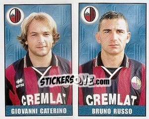 Sticker Caterino / russo - Calcio 1997-1998 n. 477 - Merlin