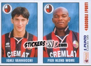 Cromo Vannucchi / Wome - Calcio 1997-1998 - Merlin