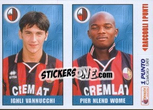 Sticker Vannucchi / Wome - Calcio 1997-1998 n. 478 - Merlin
