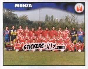 Figurina Monza team - Calcio 1997-1998 - Merlin
