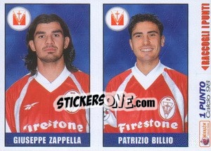 Figurina Zappella / Billio - Calcio 1997-1998 - Merlin