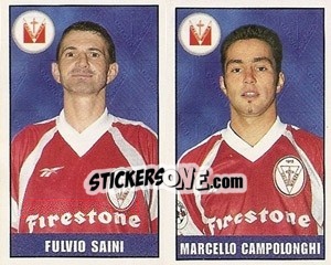 Cromo Saini / Campolonghi - Calcio 1997-1998 - Merlin