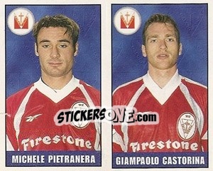 Cromo Pietranera / Castorina - Calcio 1997-1998 - Merlin