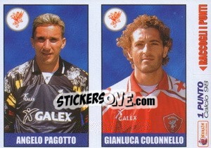 Sticker Pagotto / Colonnello - Calcio 1997-1998 - Merlin