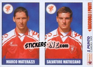 Sticker Materazzi / Matrecano - Calcio 1997-1998 n. 500 - Merlin
