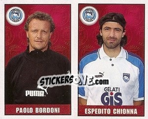 Sticker Bordini / Chionna - Calcio 1997-1998 n. 507 - Merlin