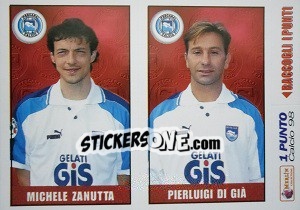 Sticker Zanutta / Gia - Calcio 1997-1998 n. 509 - Merlin