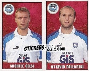 Cromo Gelsi / Palladini - Calcio 1997-1998 - Merlin