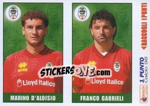 Cromo D'Aloisio / gabrieli - Calcio 1997-1998 - Merlin