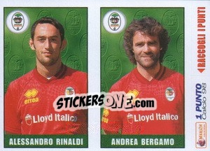 Sticker Rinaldi / Bergamo - Calcio 1997-1998 n. 518 - Merlin