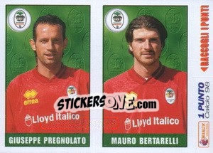 Figurina Pregnolato / Bertarelli - Calcio 1997-1998 - Merlin