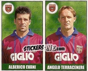 Sticker Evani / Terracenere - Calcio 1997-1998 - Merlin