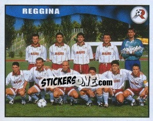 Cromo Reggina team - Calcio 1997-1998 n. 530 - Merlin