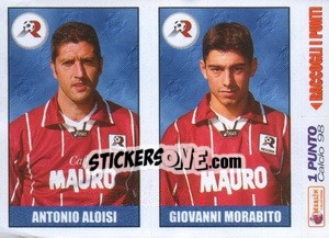 Figurina Aloisi / Morabito - Calcio 1997-1998 - Merlin