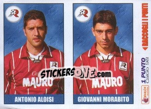Sticker Aloisi / Morabito - Calcio 1997-1998 n. 532 - Merlin