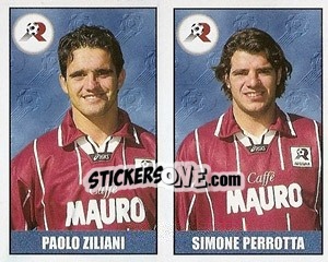 Figurina Ziliani / Perrotta - Calcio 1997-1998 - Merlin