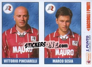 Sticker Pinciarelli / Sesia - Calcio 1997-1998 n. 535 - Merlin