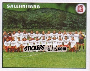 Cromo Salernitana team - Calcio 1997-1998 - Merlin