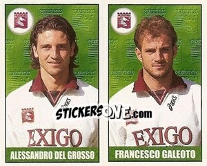 Sticker Del Grosso / Galeoto - Calcio 1997-1998 n. 540 - Merlin