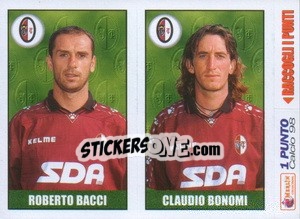 Figurina Bacci / Bonomi - Calcio 1997-1998 - Merlin
