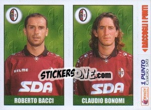 Sticker Bacci / Bonomi - Calcio 1997-1998 n. 550 - Merlin