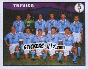 Cromo Treviso team - Calcio 1997-1998 - Merlin