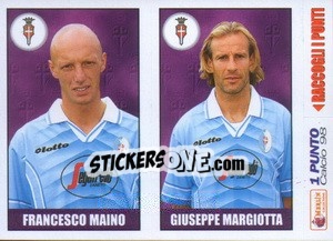 Sticker Maino / Margiotta - Calcio 1997-1998 n. 556 - Merlin