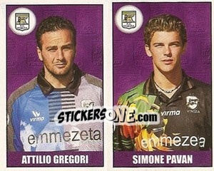 Figurina Gregori / Pavan - Calcio 1997-1998 - Merlin