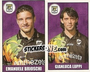 Sticker Brioschi / Luppi - Calcio 1997-1998 - Merlin