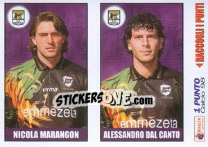 Sticker Marangon / Dal Canto - Calcio 1997-1998 n. 565 - Merlin