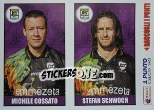 Sticker Cossato / Schwoch - Calcio 1997-1998 n. 568 - Merlin