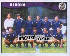 Sticker Verona team - Calcio 1997-1998 n. 570 - Merlin