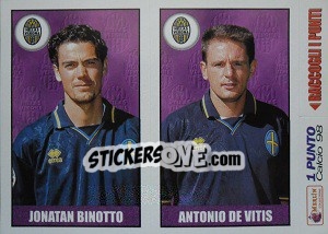 Sticker Binotto / De Vitis - Calcio 1997-1998 n. 576 - Merlin