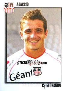 Sticker Cyril Granon - FOOT 2003-2004 n. 13 - Panini