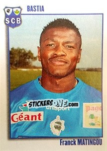 Figurina Franck Matingou - FOOT 2003-2004 - Panini