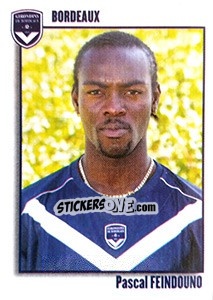 Sticker Pascal Feindouno - FOOT 2003-2004 n. 76 - Panini