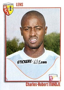Sticker Charles Hubert Itandje - FOOT 2003-2004 n. 118 - Panini