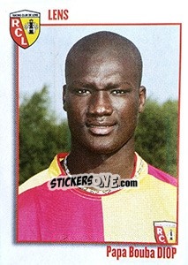 Sticker Papa Bouba Diop - FOOT 2003-2004 n. 127 - Panini