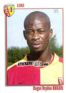 Sticker Dagui Orphie Bakari - FOOT 2003-2004 n. 131 - Panini