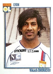 Sticker Vikash Dhorasoo - FOOT 2003-2004 n. 164 - Panini