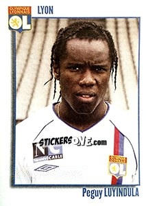 Sticker Peguy Luyindula - FOOT 2003-2004 - Panini