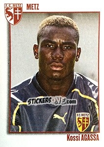 Sticker Kossi Agassa - FOOT 2003-2004 - Panini