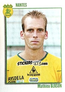 Cromo Mathieu Berson - FOOT 2003-2004 - Panini