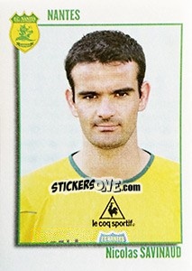 Figurina Nicolas Savinaud - FOOT 2003-2004 - Panini