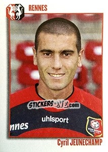 Sticker Cyril Jeunechamp - FOOT 2003-2004 n. 317 - Panini