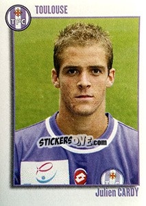 Sticker Julien Cardy - FOOT 2003-2004 - Panini