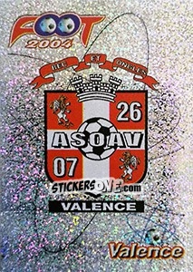 Sticker Ecusson - FOOT 2003-2004 - Panini