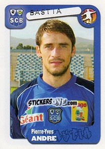 Sticker Pierre-Yves Andre - FOOT 2004-2005 n. 58 - Panini