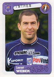Figurina Laurent Weber - FOOT 2004-2005 n. 105 - Panini